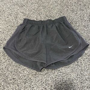 Nike Women's Heather Grey Athletic Shorts
